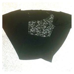 Black One Shoulder Dress With Split